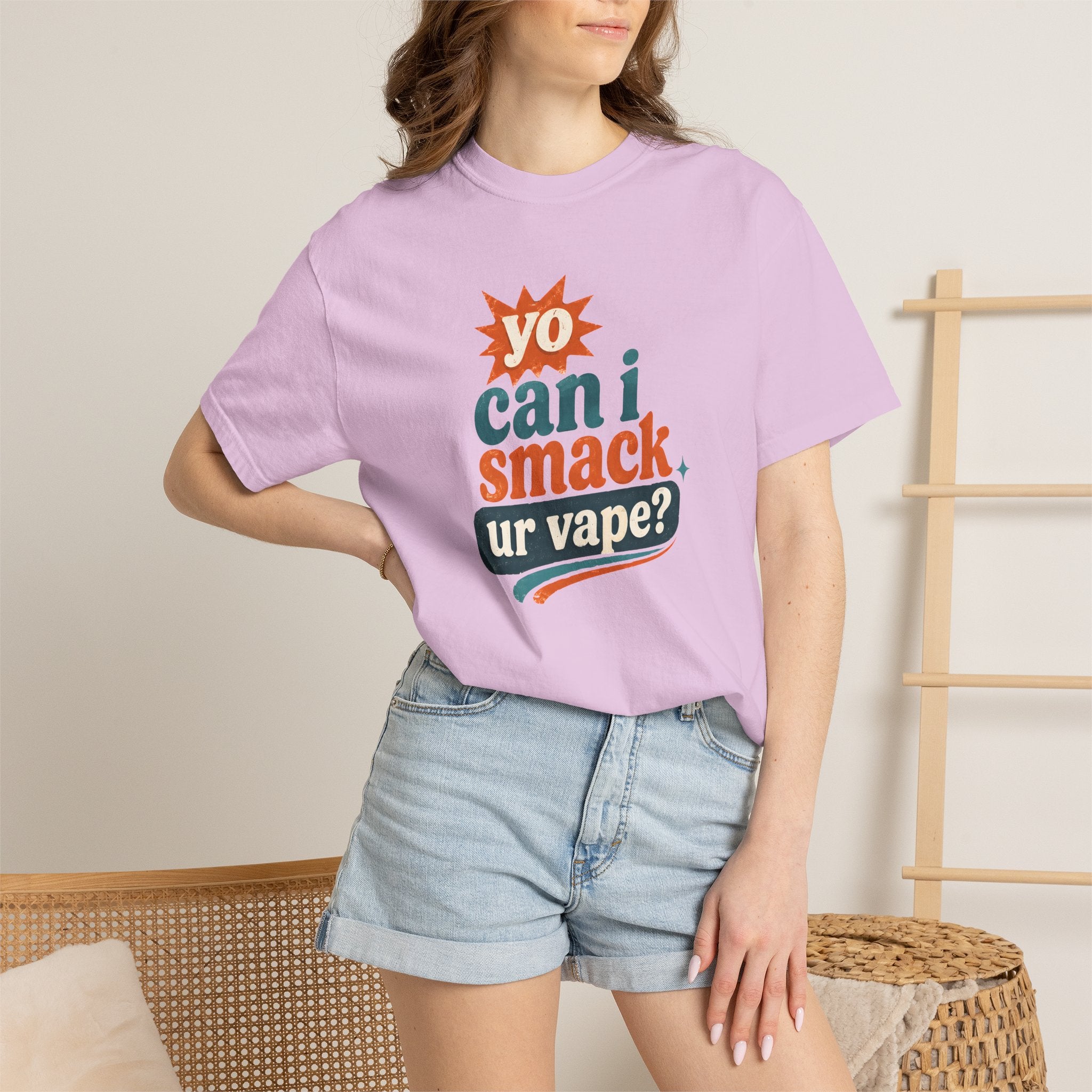 Funny 'Can I Smack Your Vape' T-Shirt — Novelty Vape Graphic Tee