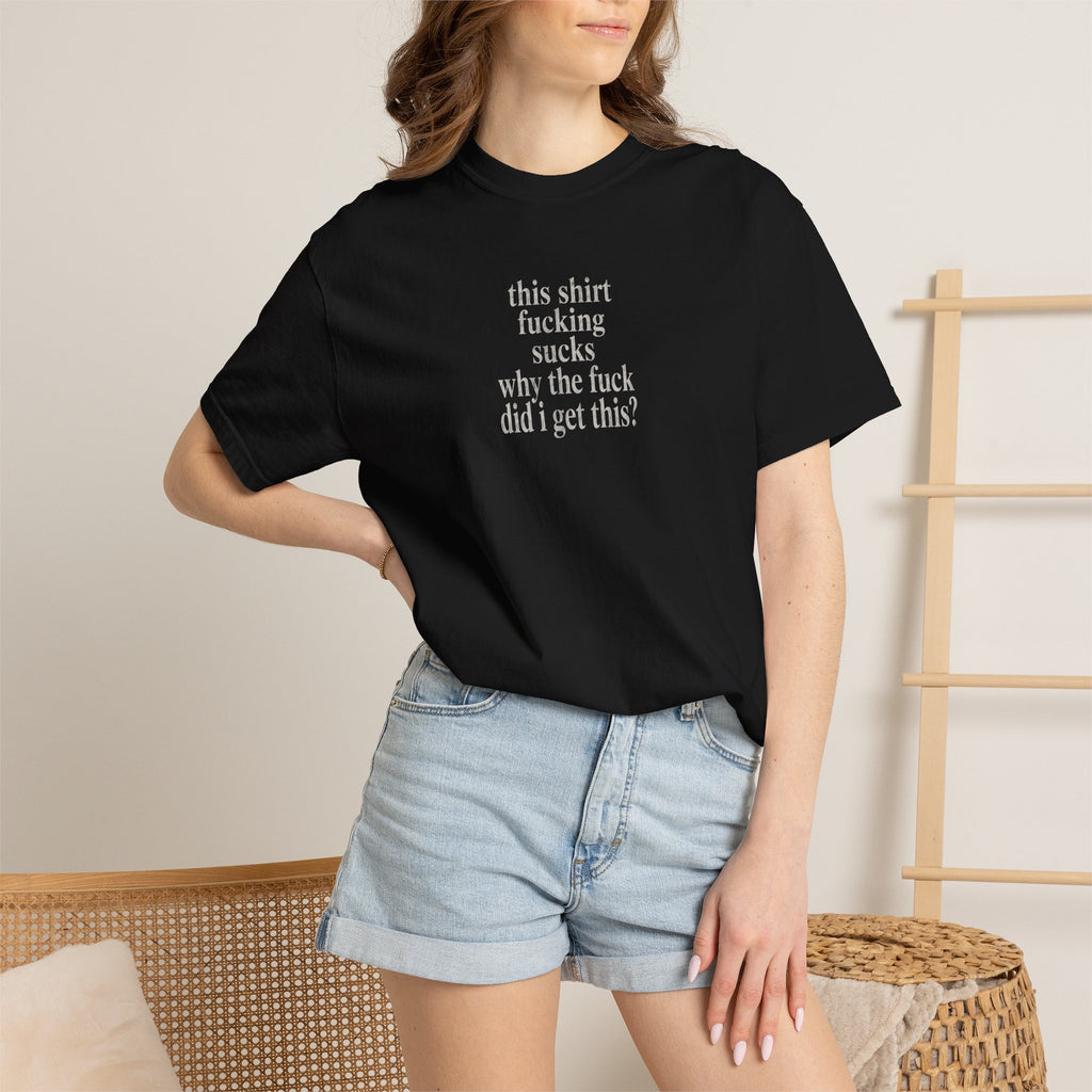 This Shirt Sucks Tee - Funny Graphic T-Shirt