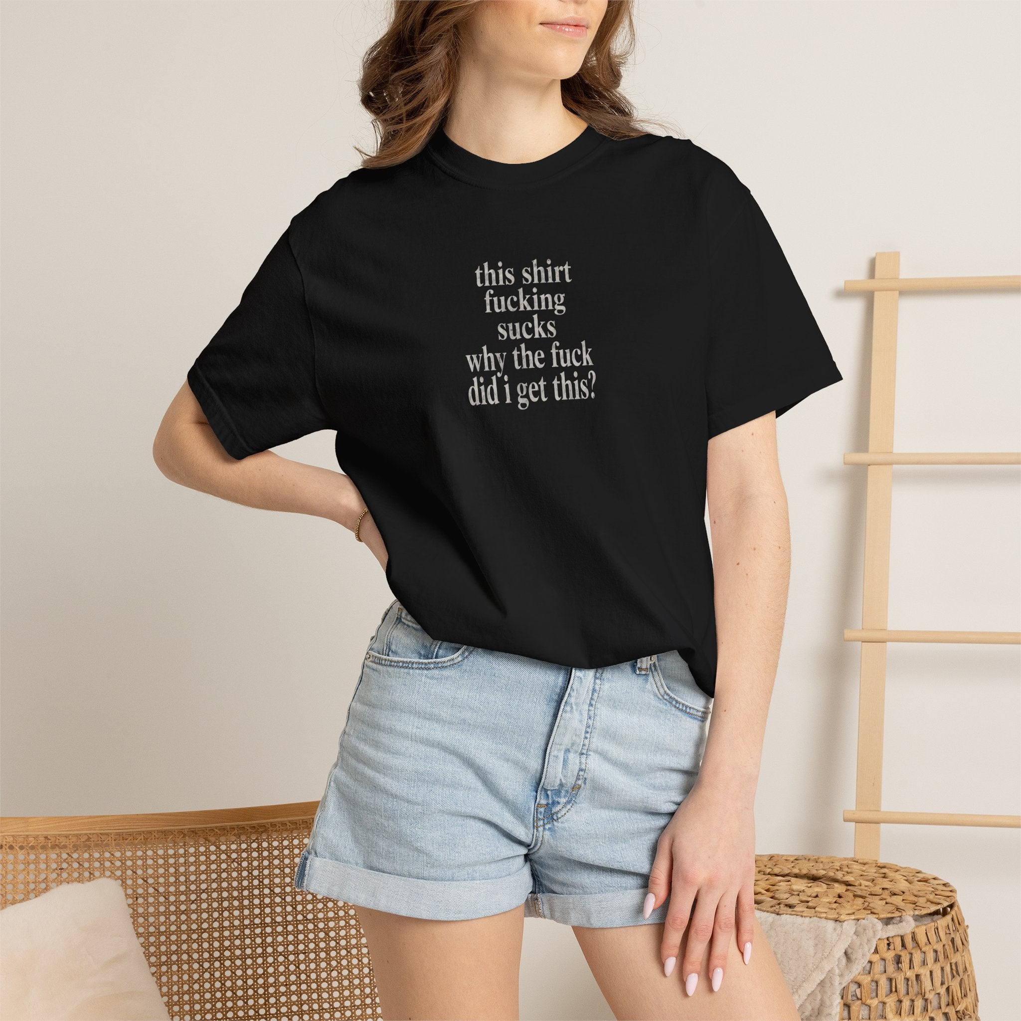 This Shirt Sucks Tee - Funny Graphic T-Shirt