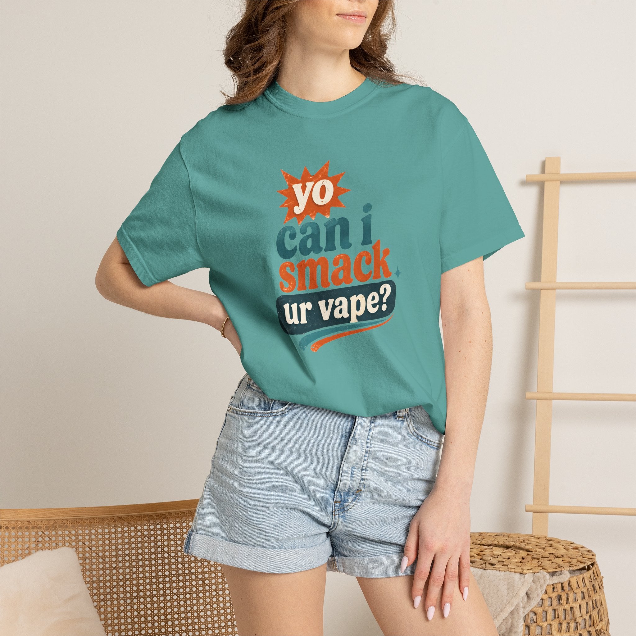 Funny 'Can I Smack Your Vape' T-Shirt — Novelty Vape Graphic Tee
