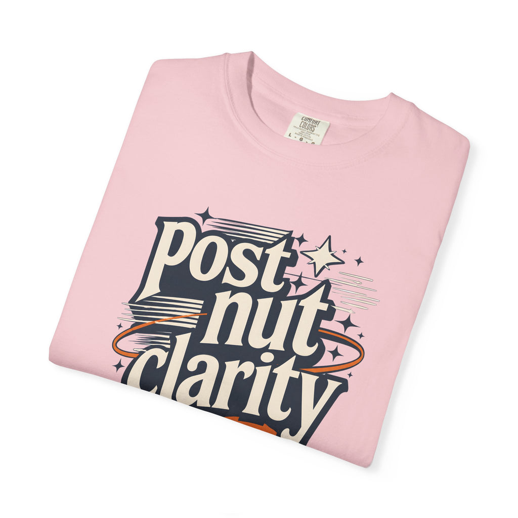 Post Nut Clarity Graphic T-Shirt — Funny Retro Typography Tee