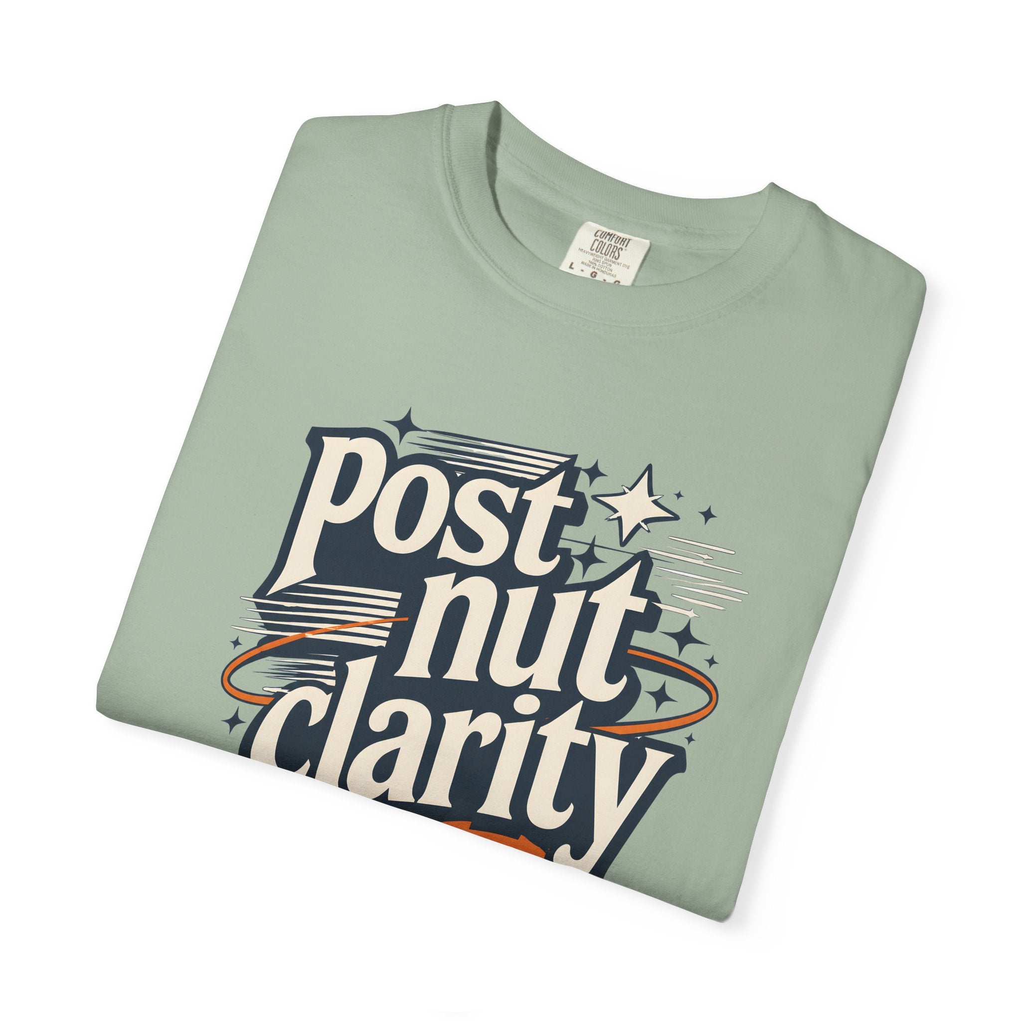 Post Nut Clarity Graphic T-Shirt — Funny Retro Typography Tee