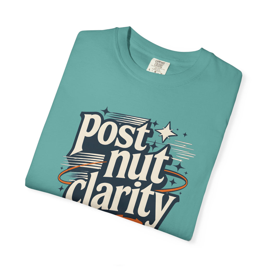 Post Nut Clarity Graphic T-Shirt — Funny Retro Typography Tee