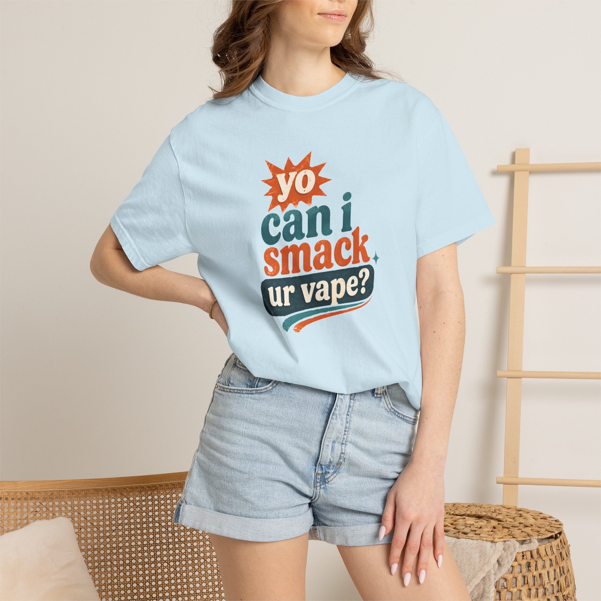 Funny 'Can I Smack Your Vape' T-Shirt — Novelty Vape Graphic Tee