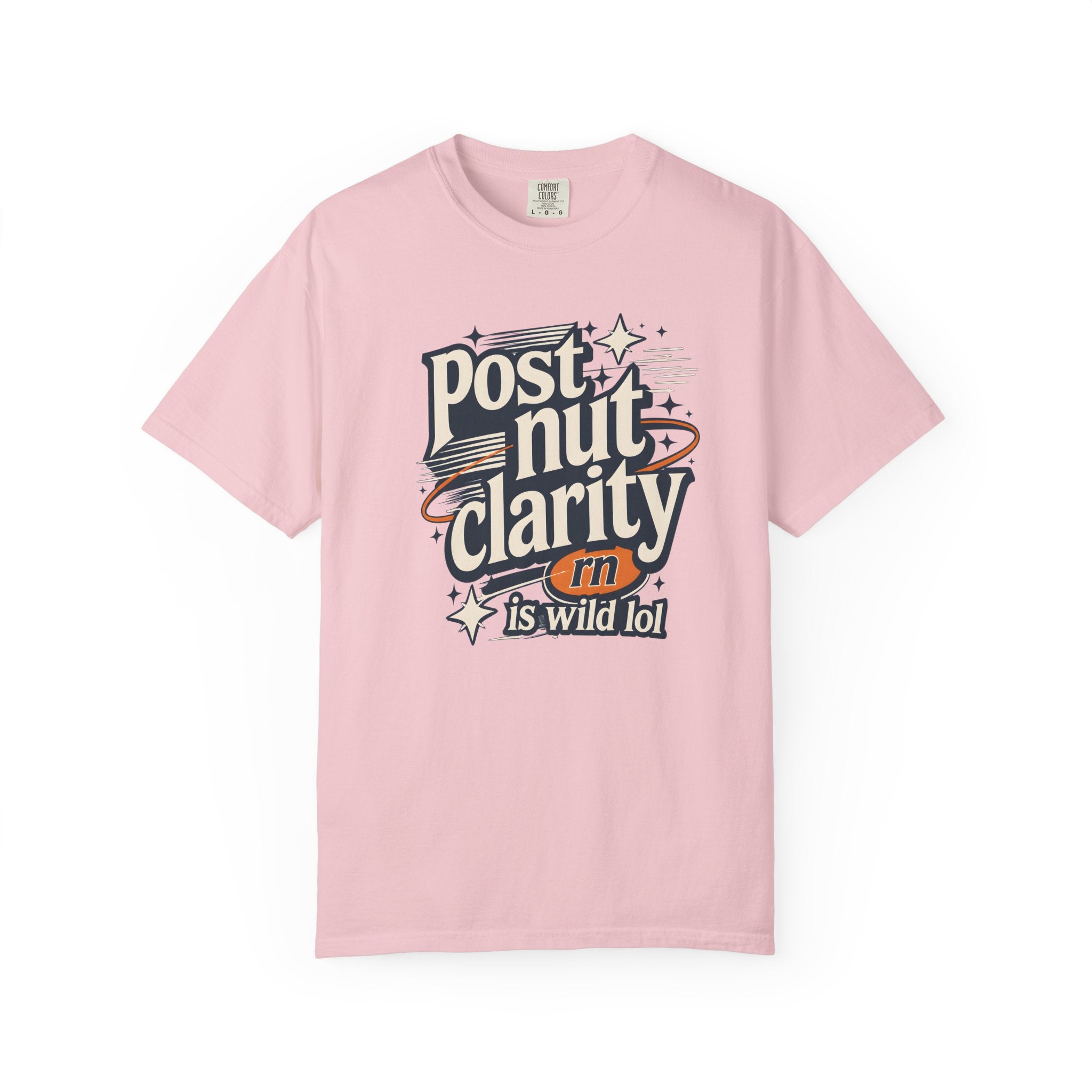 Post Nut Clarity Graphic T-Shirt — Funny Retro Typography Tee