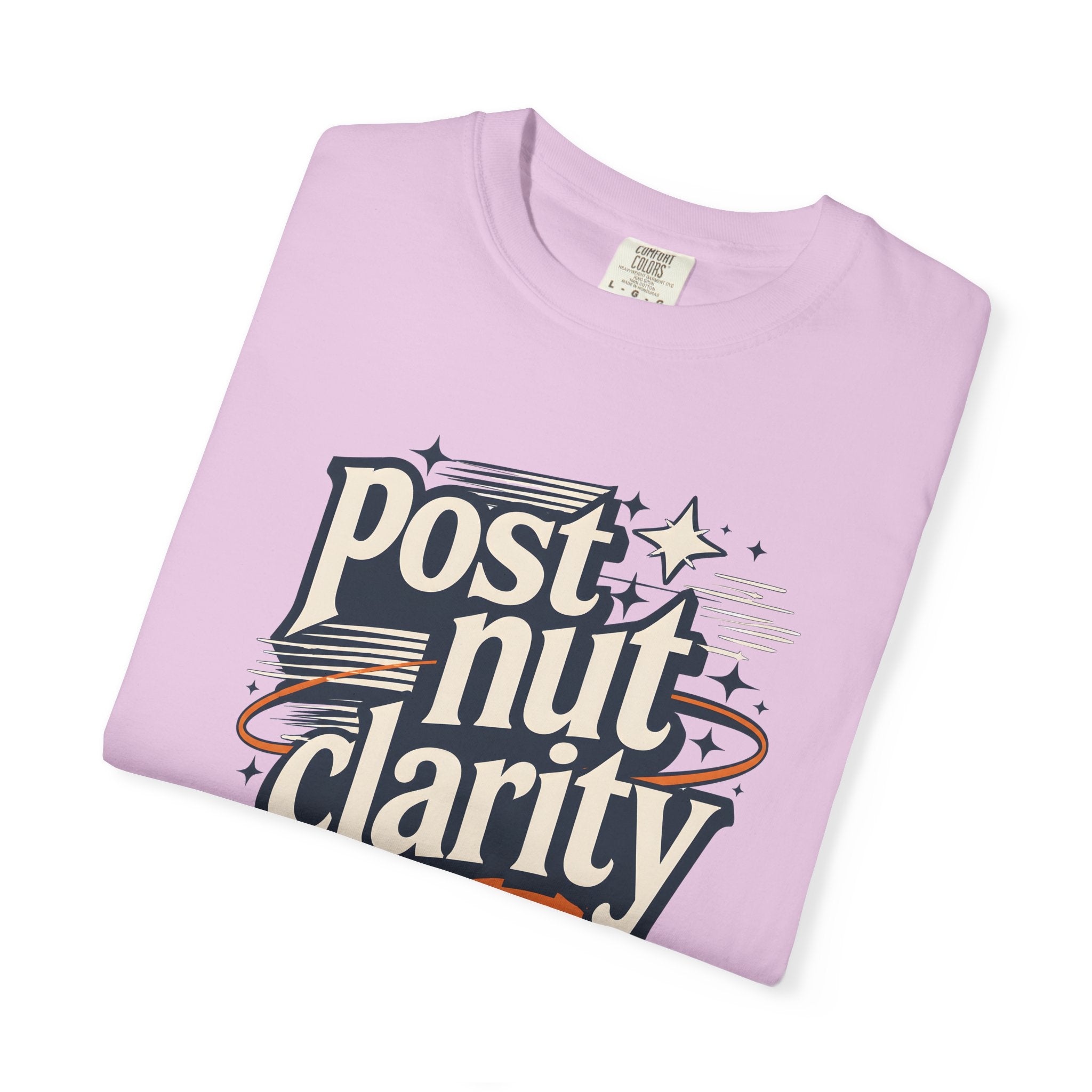 Post Nut Clarity Graphic T-Shirt — Funny Retro Typography Tee